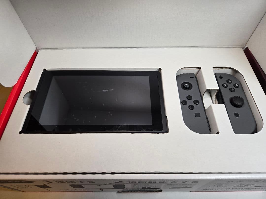 ジャンク品　switch本体セット　joy-con追加　ケース
