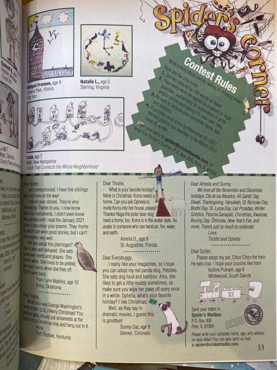 子供英語雑誌　Cricket Spider 9冊