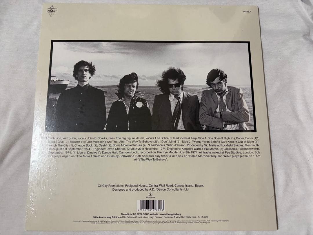 Dr.Feelgood - down by the jetty 新品LP 名盤