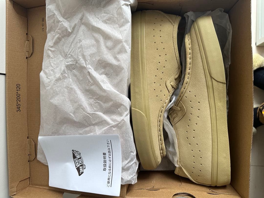 VANS サンドベージュ モカシン スエード 30cm
