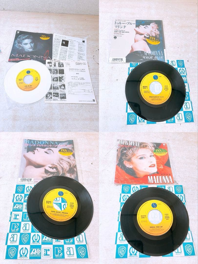 マドンナ レコード EP LP 16点まとめ 80's洋楽 ポップス レンタル落