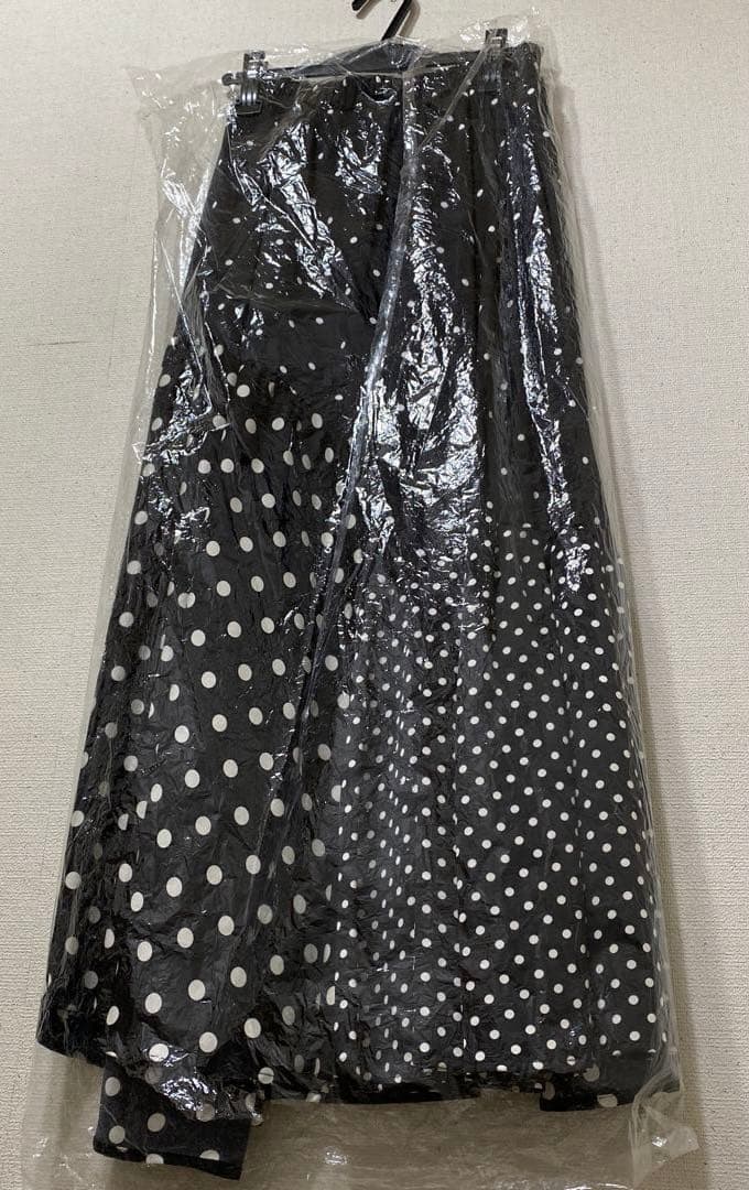 BEARDSLEY ドットパッチワークロングスカート