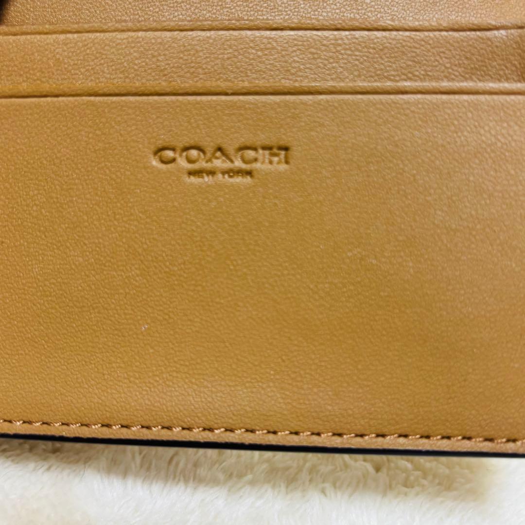 COACH 花柄 名刺入れ チョークマルチ 美品