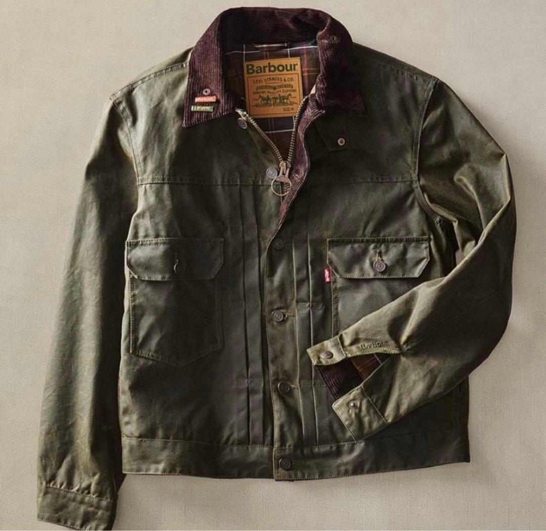ジャケット・アウター Levi's x Barbour TYPE II WAXED JACKET M