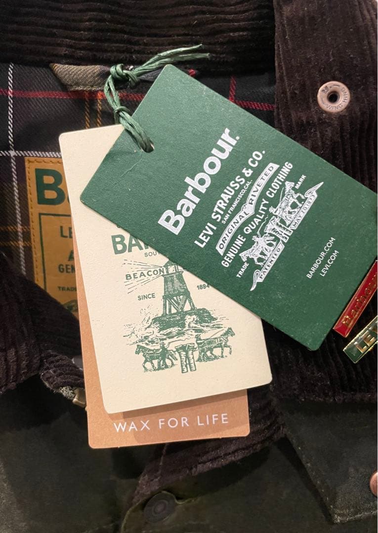 ジャケット・アウター Levi's x Barbour TYPE II WAXED JACKET M
