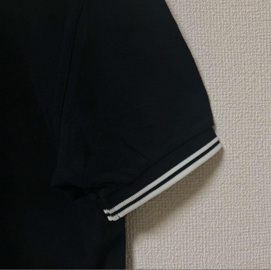 FRED PERRY フレッドペリー　ポロシャツ　半袖　黒　m3600