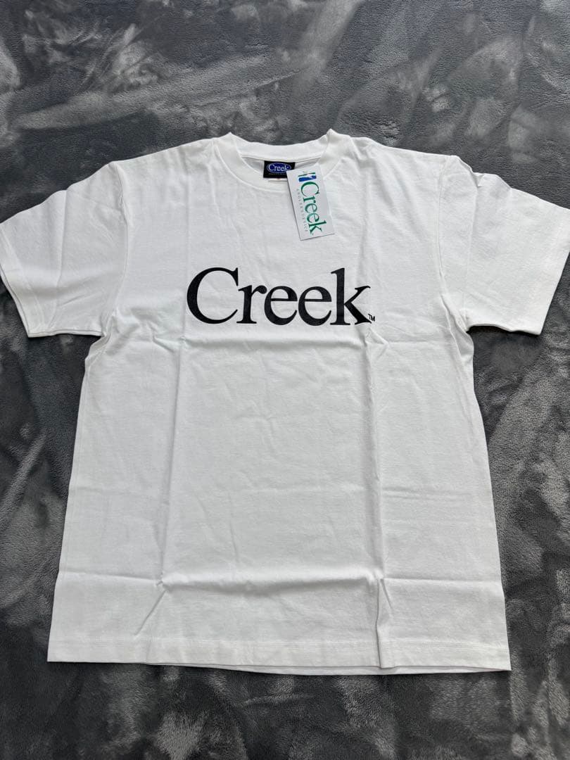 最終値下げCreek ロゴプリント Tシャツ ホワイト　 Mサイズ