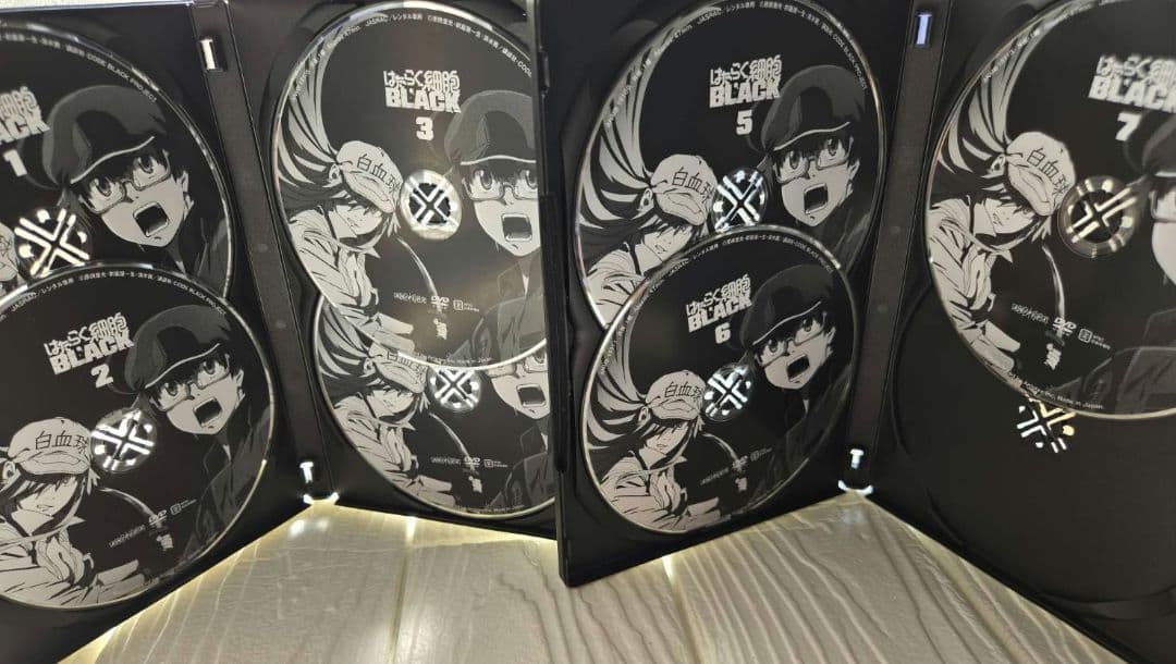 はたらく細胞 DVD レンタル　BLACK　全19巻セット フルコンプ