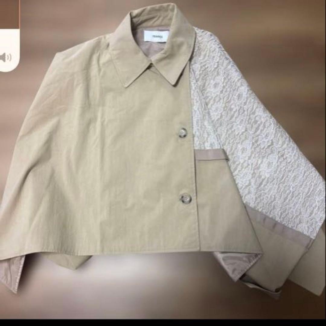 ¥24000●新品●トラノイ　レースポンチョ　トレンチコート