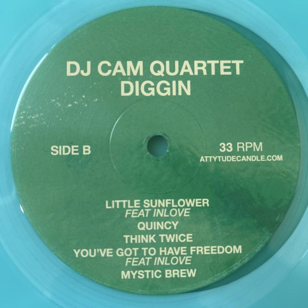 DJ CAM QUARTET DIGGIN 33 RPM レコード