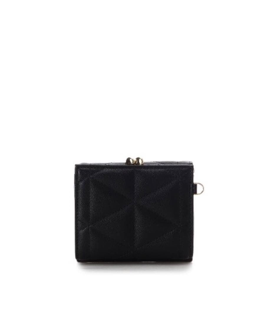 SAMANTHAVEGA キルティングスタッズ折り財布　黒　（※最終お値下げ）