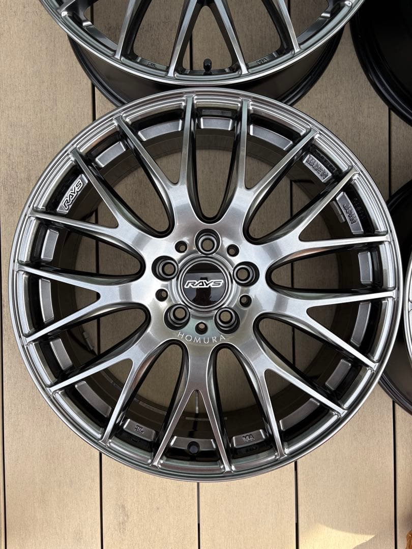 RAYS ホムラ　2×9PLUS 7.5J-19インチ　PCD114.3