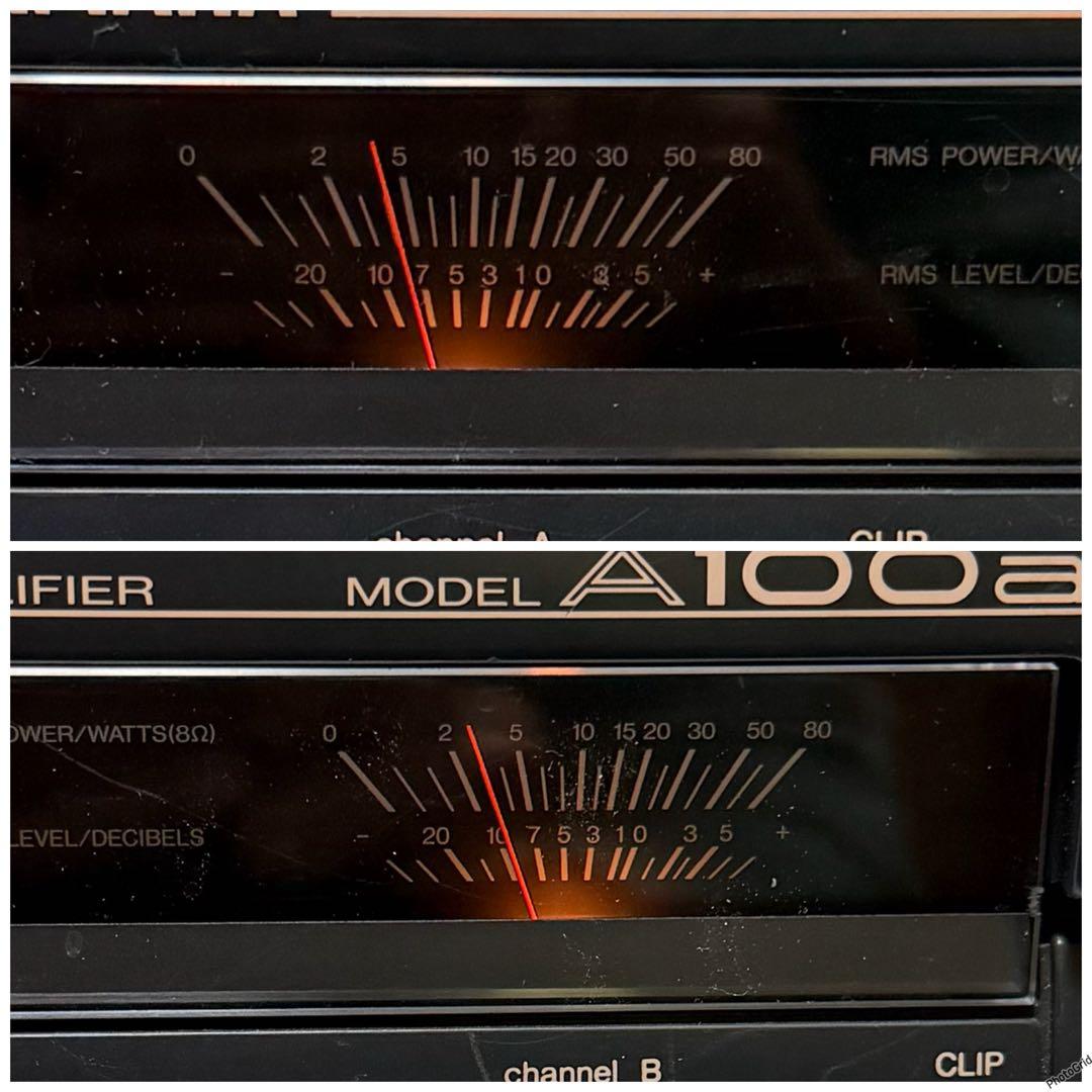 YAMAHA　A100a　ステレオパワーアンプ　動作品