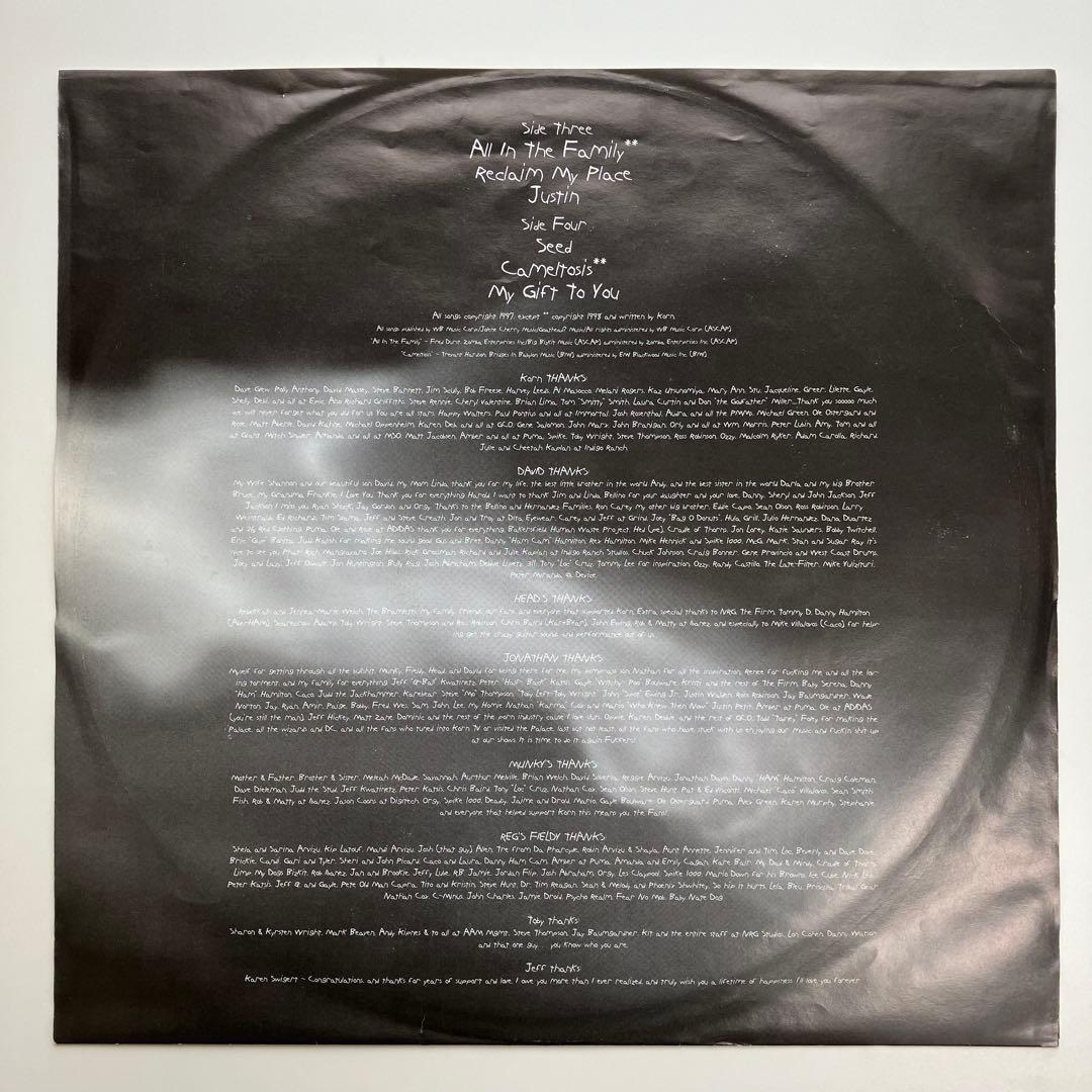 Korn/ Follow the Leader 2LP 1998年