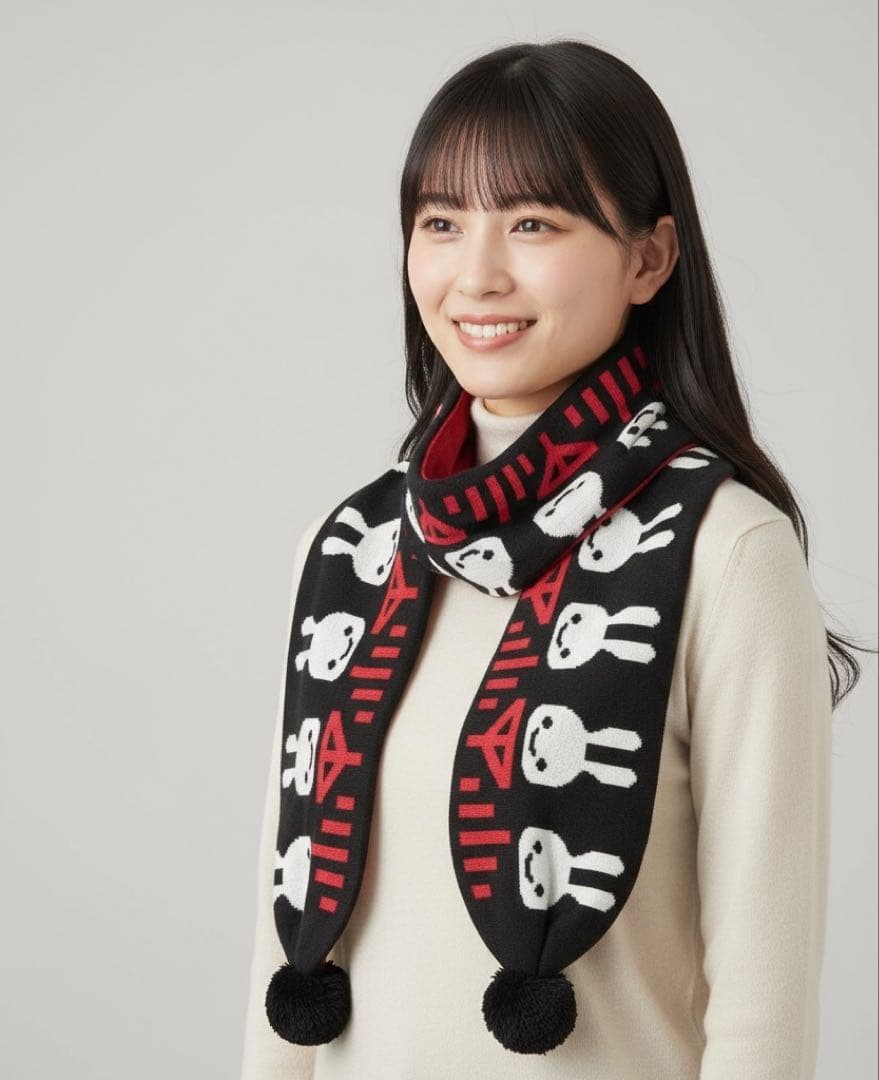 美品 キューン CUNE マフラー 電波 アンテナ （株）マンモス 180cm