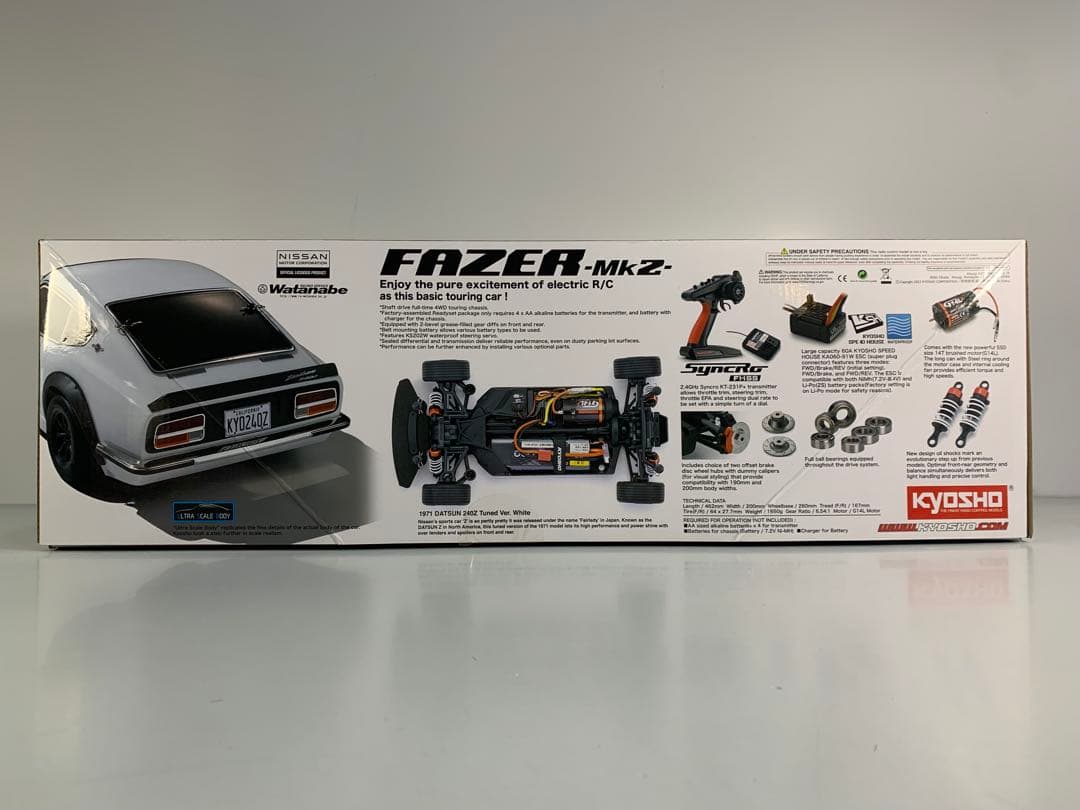 京商 1/10 EP 4WD フェーザーMk2 FZ02 ダットサン240Z