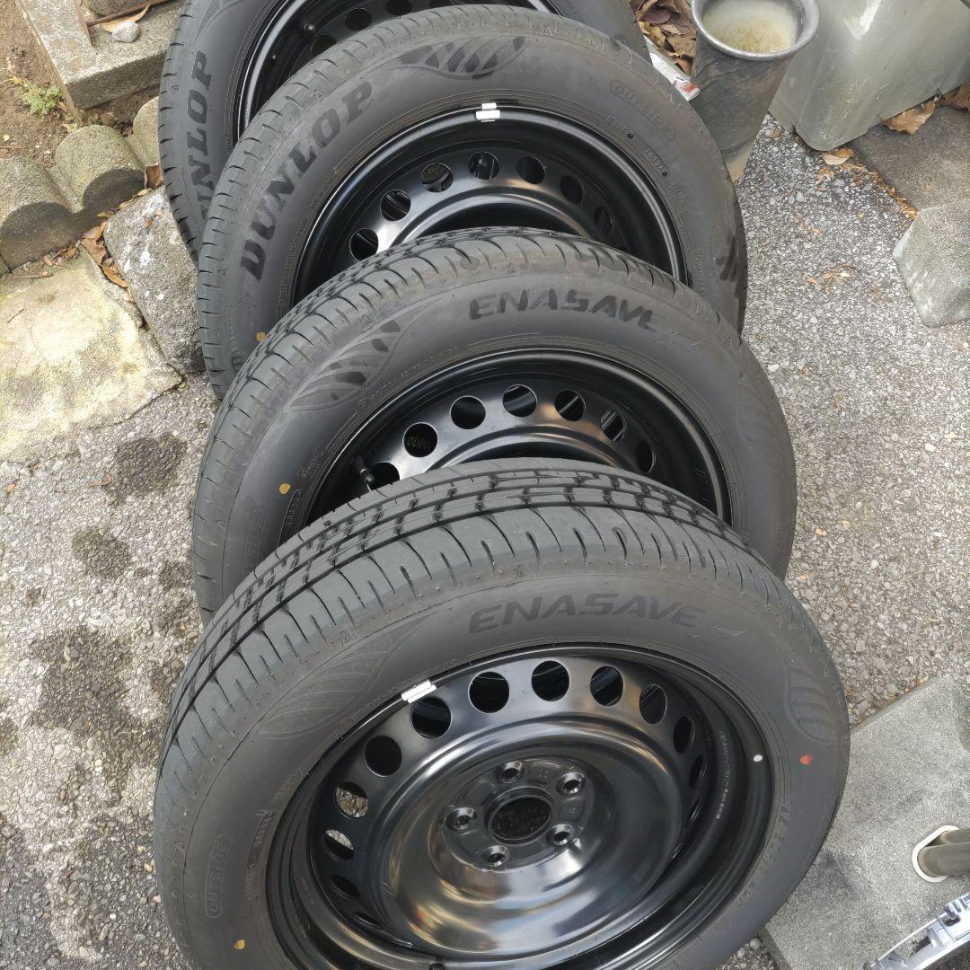 新車外し2024年製造 ダンロップ195/60R17 トヨタプリウス純正