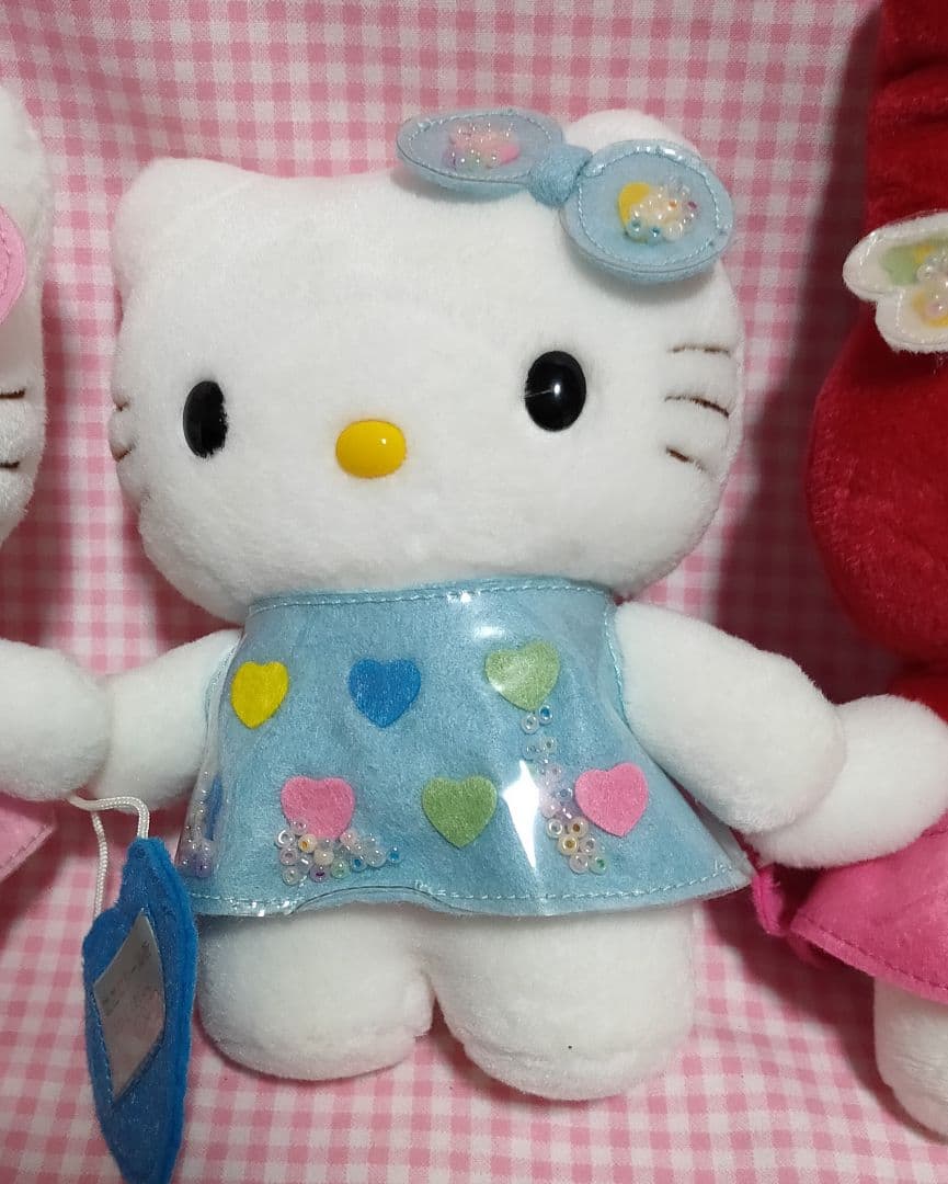 公*o様 ハローキティ・マイメロディぬいぐるみ キルト風バック サンリオ