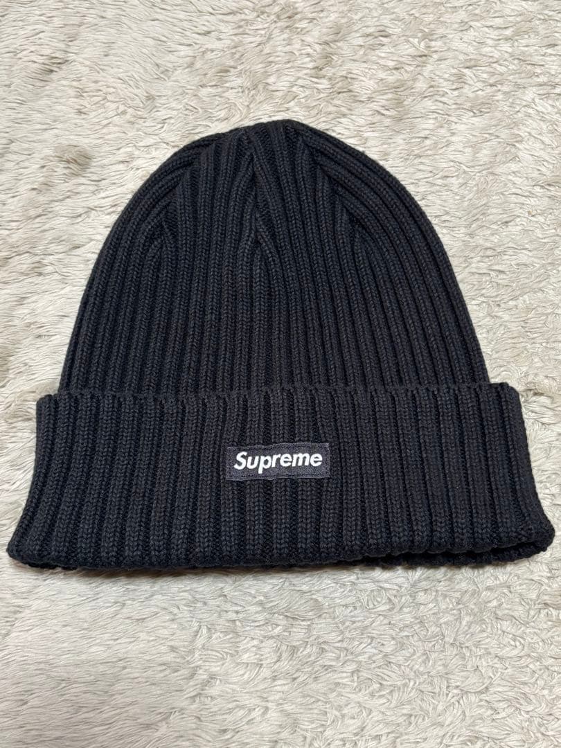 【新品未使用】Supreme ブラック ニット帽