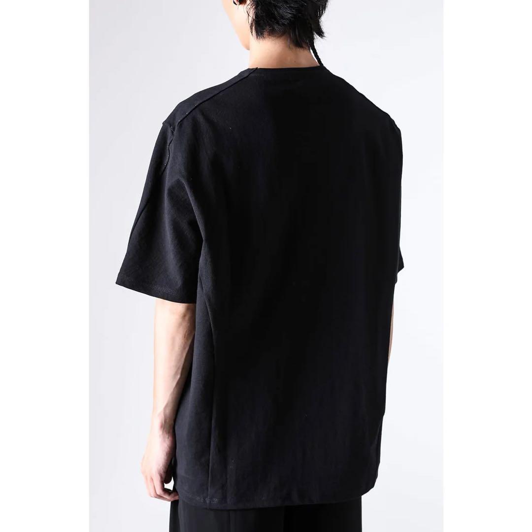 DEVOA Short Sleeve Pigment Dye Jersey黒2