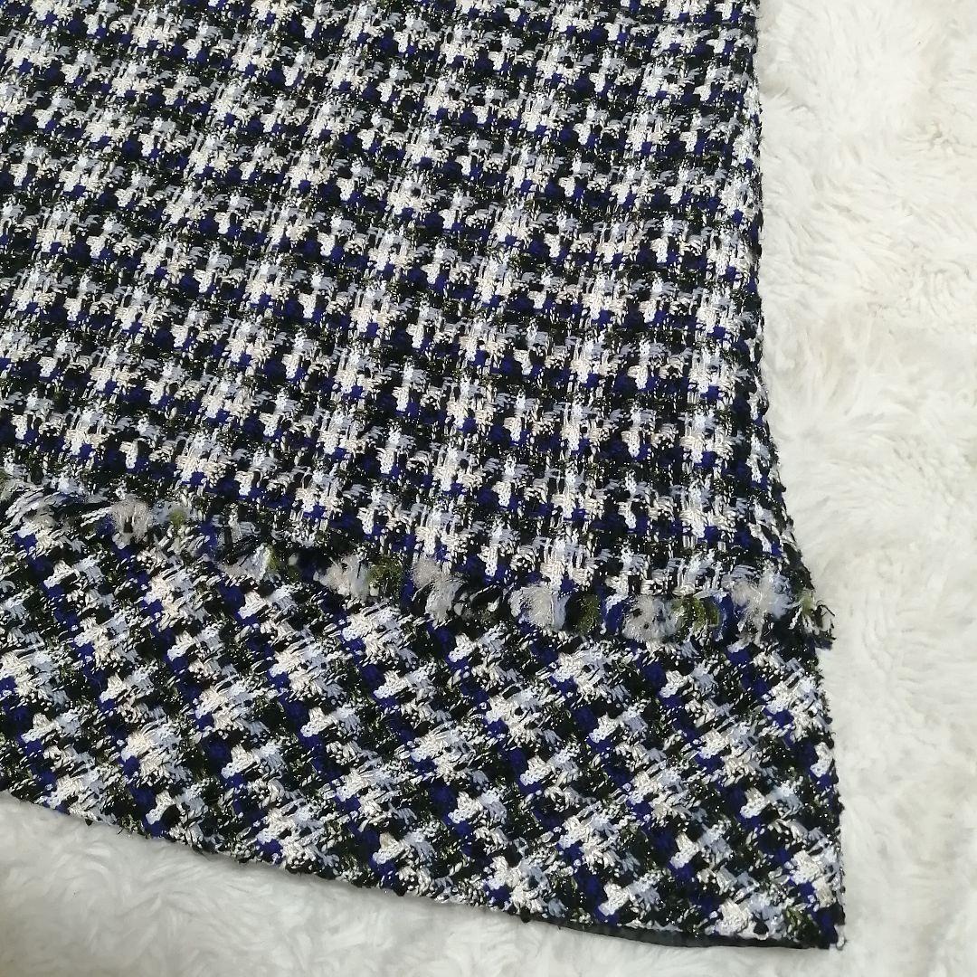 ✨美品✨ TO BE CHIC ニット ツイード ドッキングワンピース