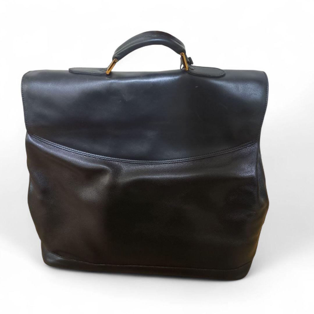 S.T.Dupont エステーデュポン ソフトダレスバッグ レザー 黒