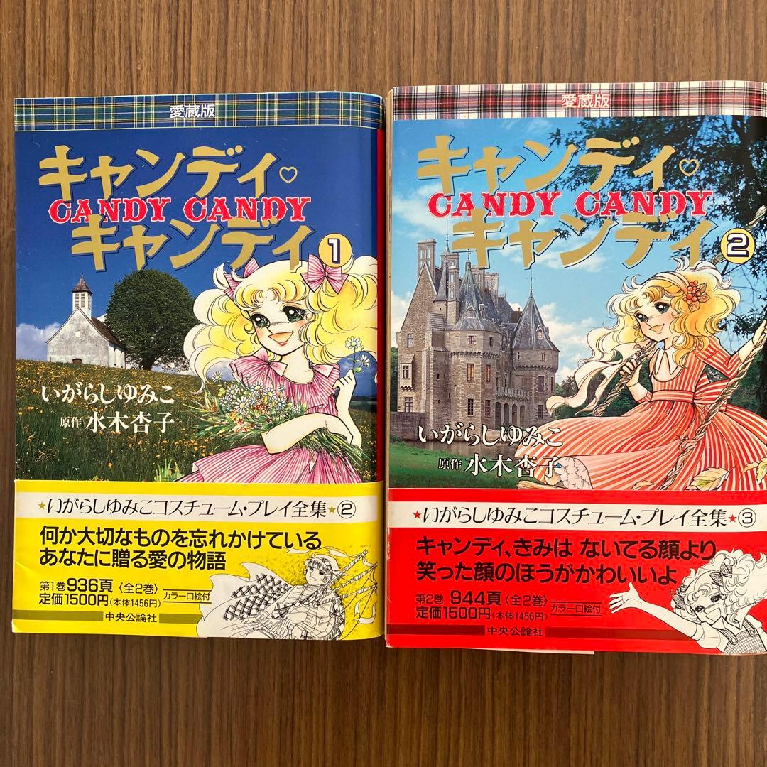 昭和レトロ　キャンディキャンディ全2巻　いがらしゆみこ　原作水木杏子