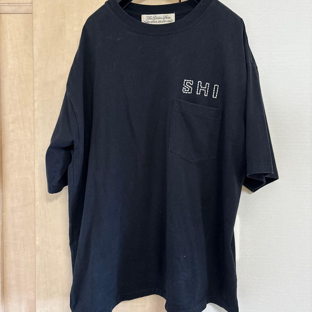 【即完売品】SHISHIKUI レミレリーフコラボ　プロレスTシャツ黒　バクト
