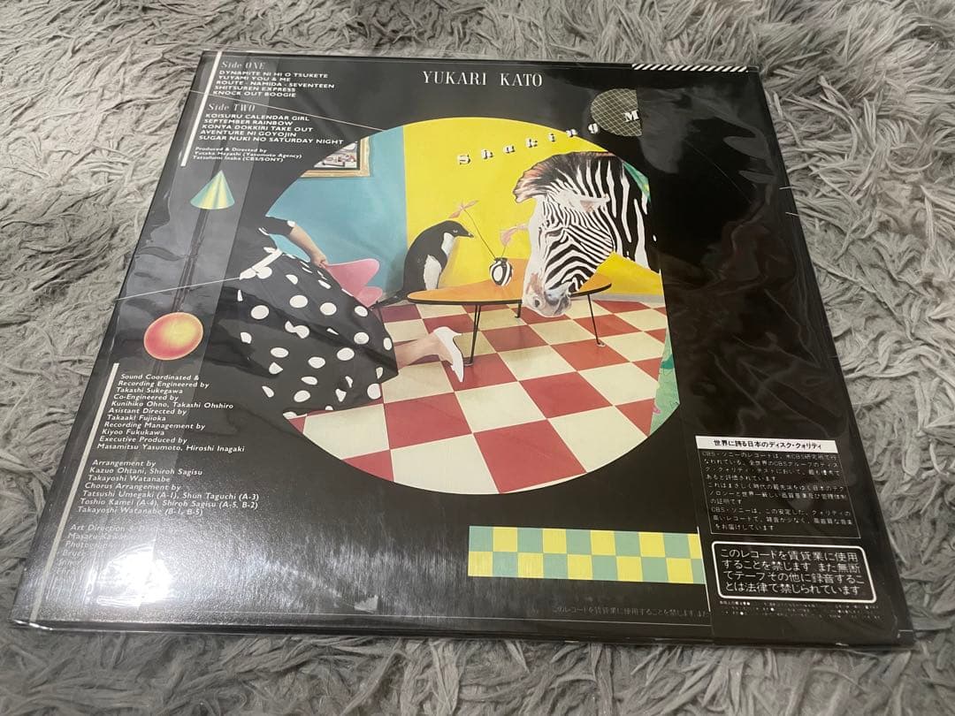 かとうゆかり ジェーキング・メモリー 見本盤LP