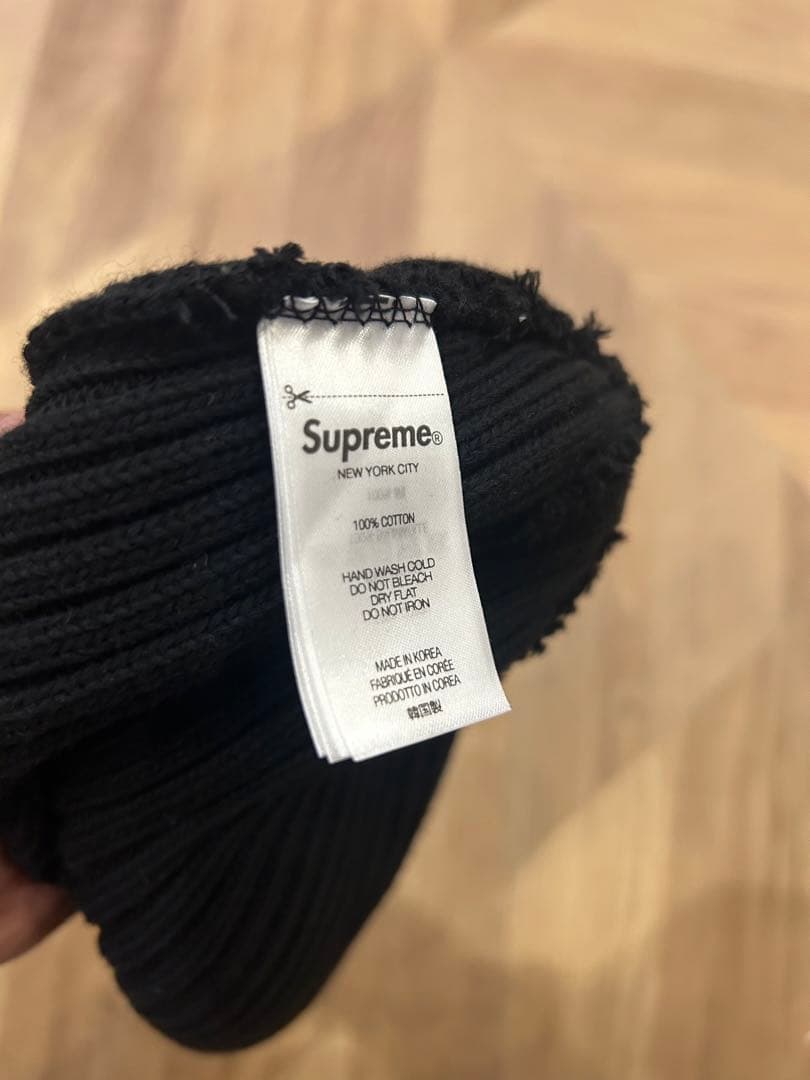 値下不可Supreme シュプリーム　ニット帽　ボックスロゴ　木村拓哉ビーニー
