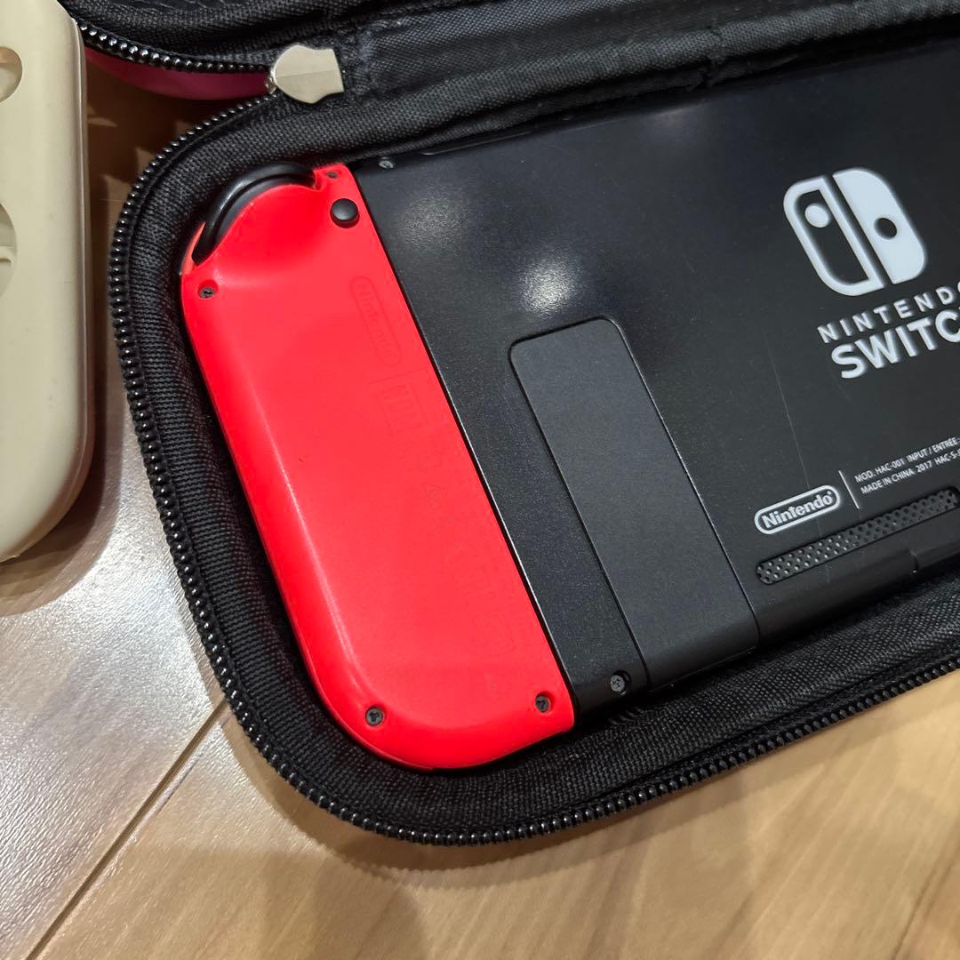 Nintendo Switch ネオンブルー/ネオンレッド 本体　ハードケース付