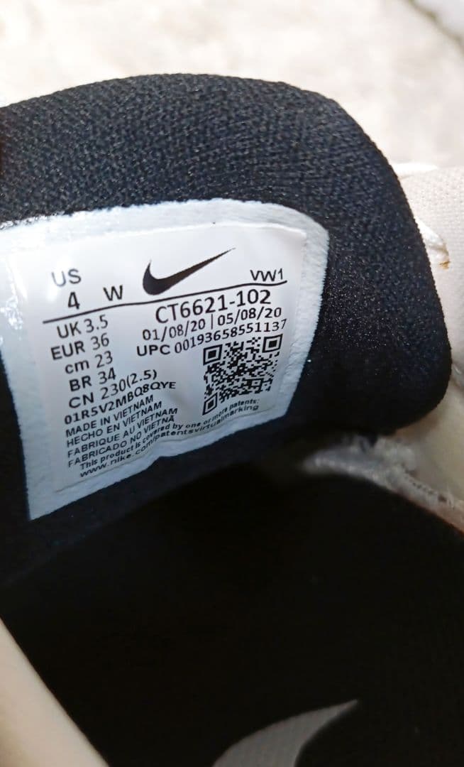 美品 Nike Golf Nike React ゴルフシューズ 白 23.0