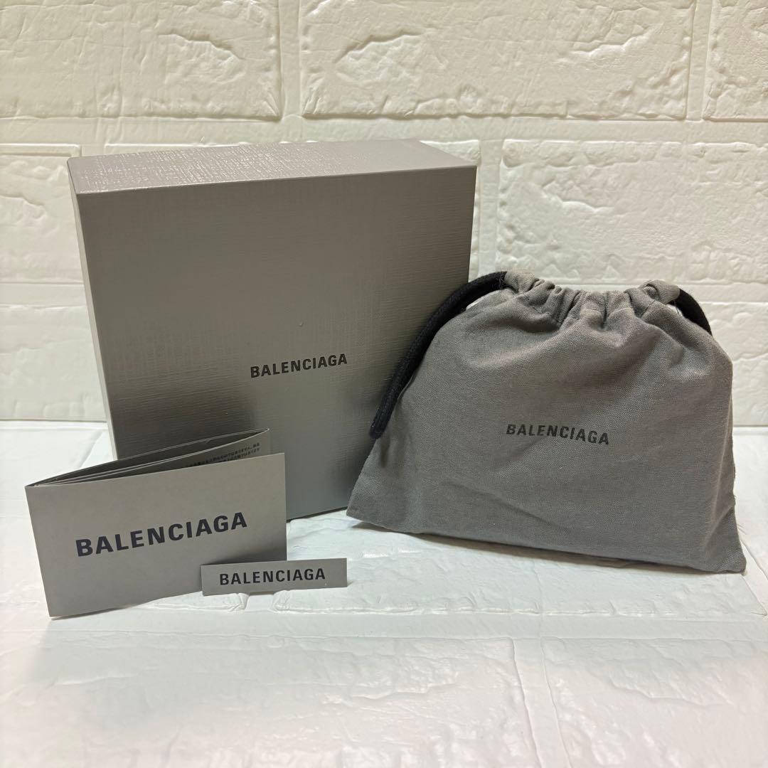 BALENCIAGA バレンシアガ 黒 ブラック 財布 二つ折り