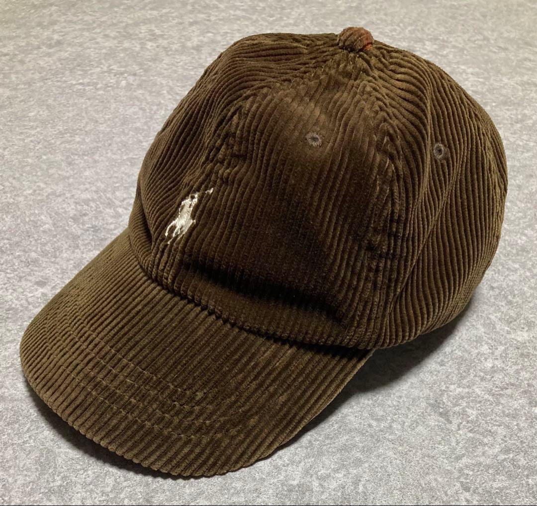 90s Polo by Ralph Lauren コーデュロイキャップ ブラウン