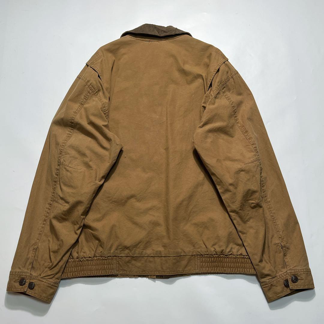 00s エルエルビーン コットンブルゾン L 茶 ブラウン 短丈 7909