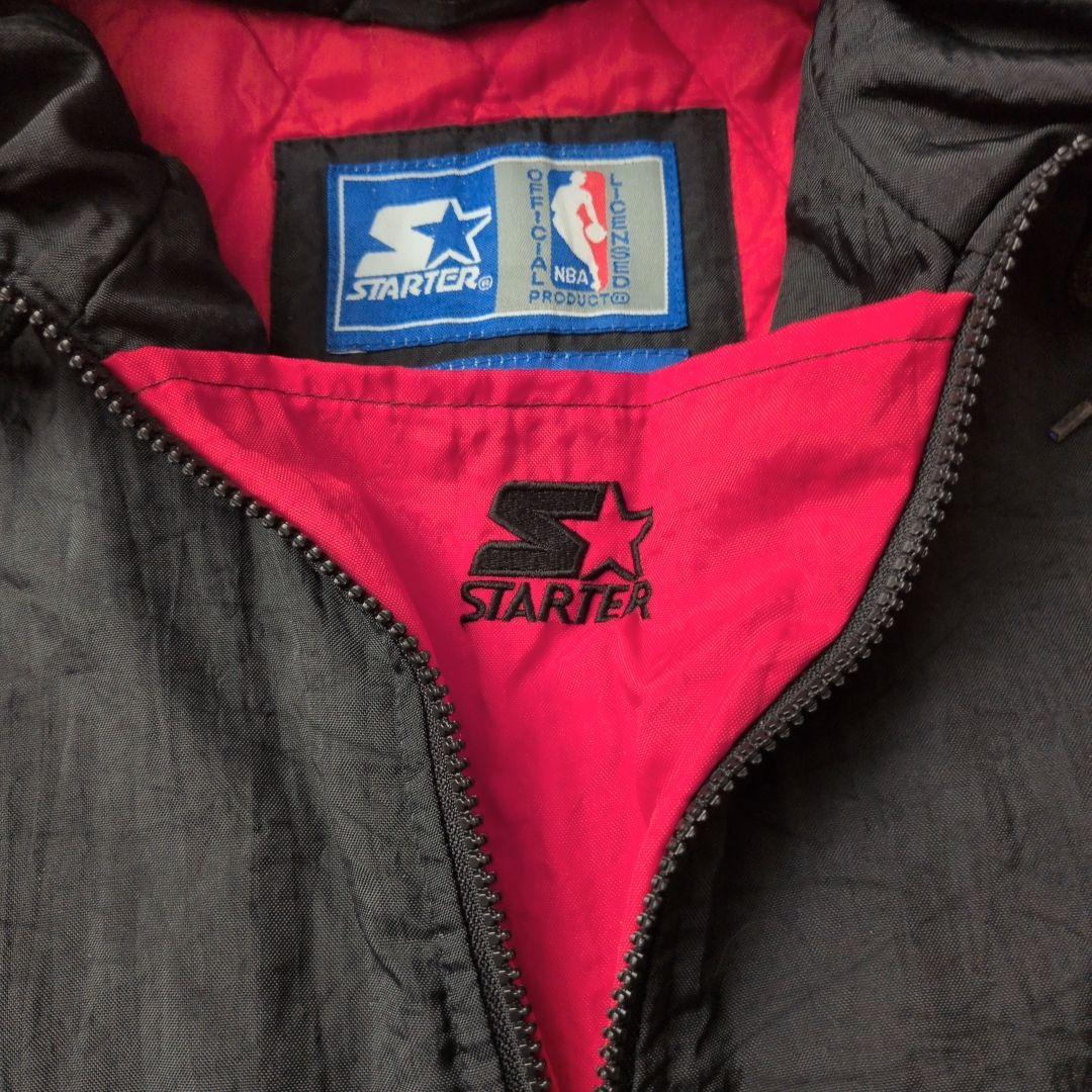 90s スターター NBA シカゴブルズ ハーフジップ アノラック ジャケット