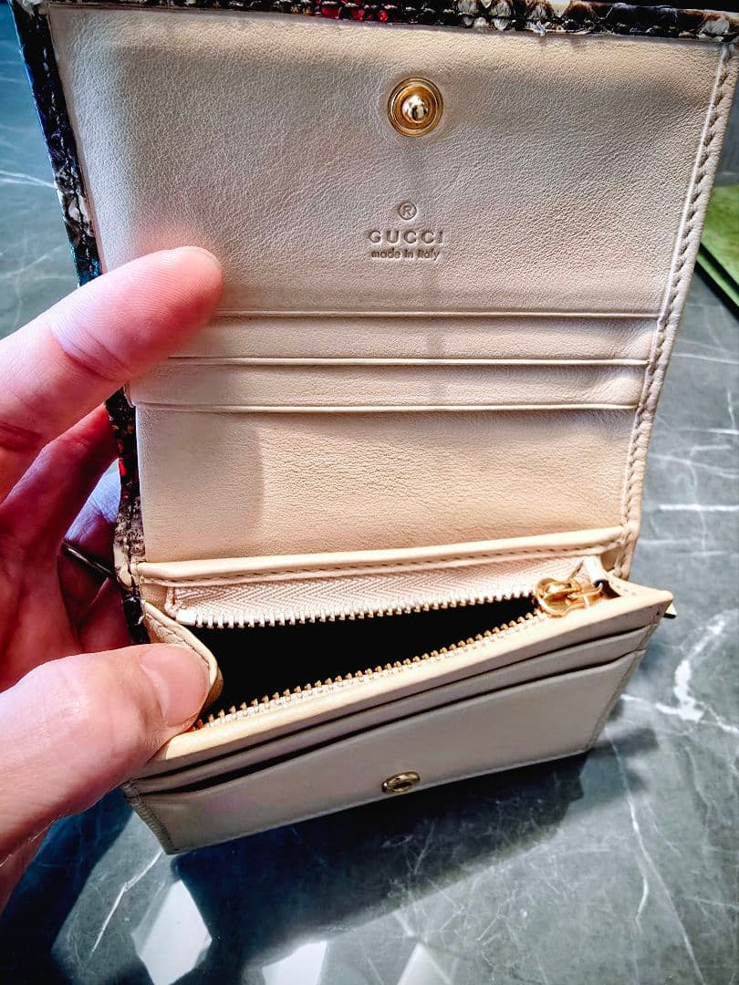 ゴンちゃん GUCCI GGマーモント 二つ折り財布&キーケースセット