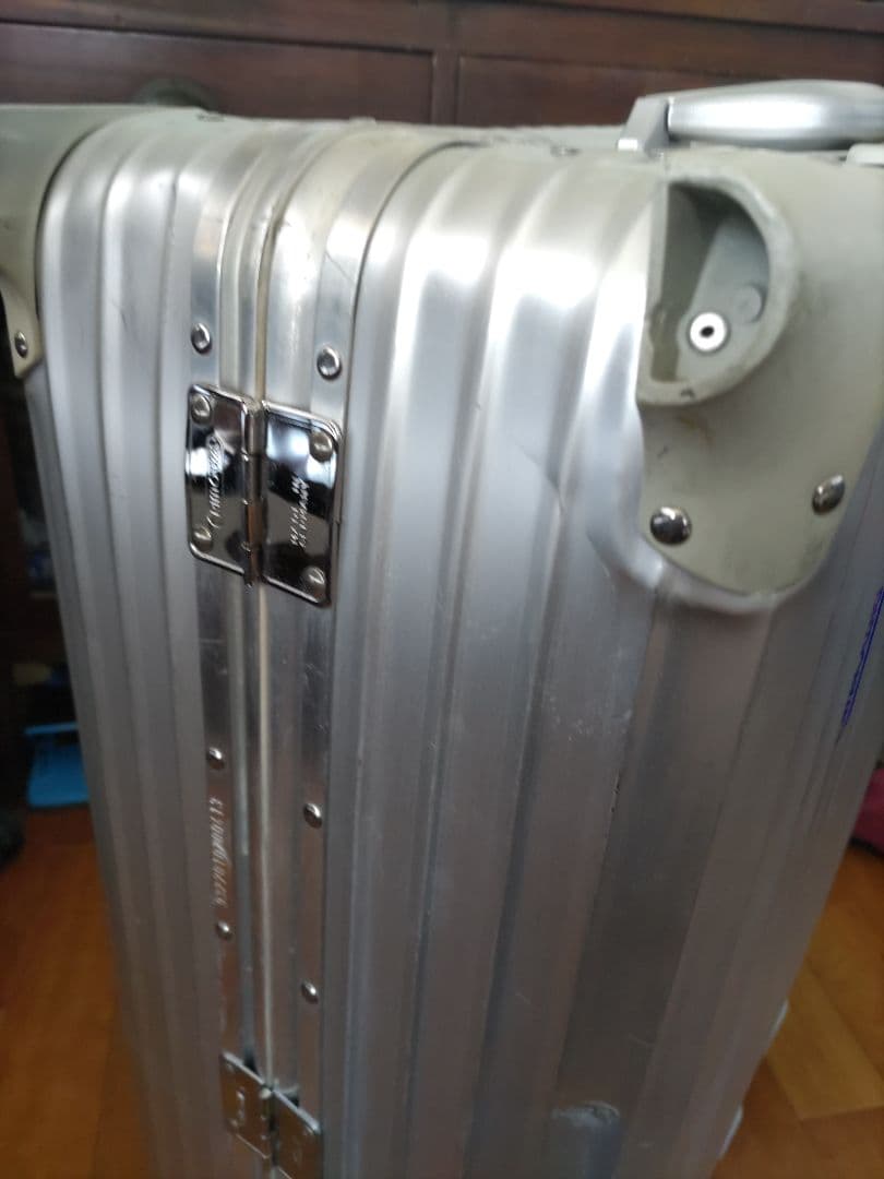 【現状渡し】●リモワ トパーズ82L ●RIMOWA TOPAS ●青ロゴ●
