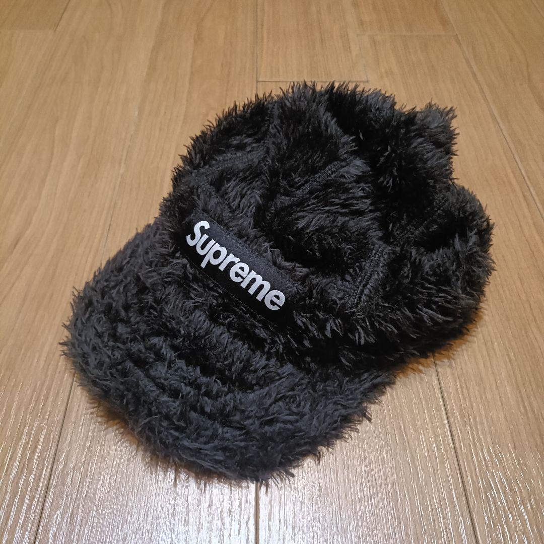 帽子 Supreme Fuzzy Camp Cap \"Black\"