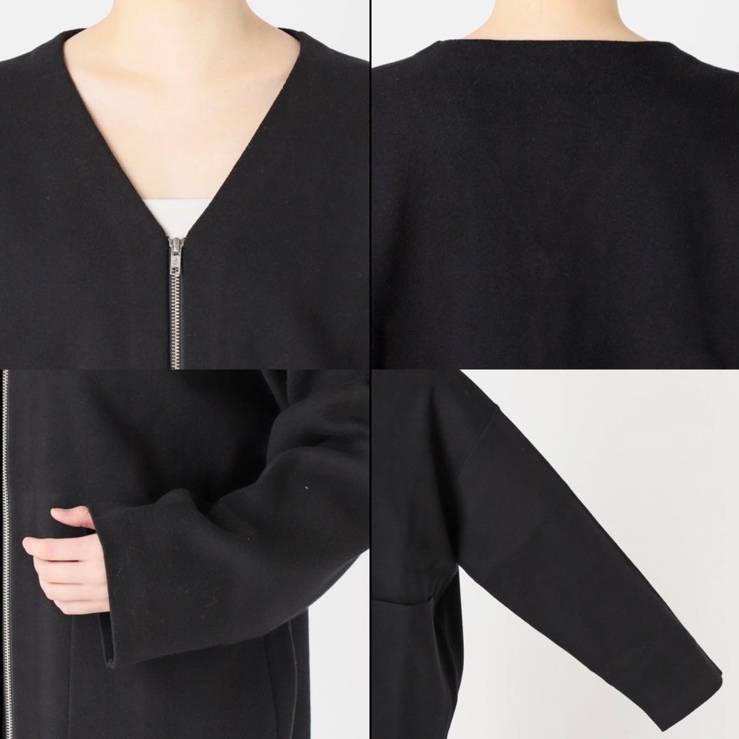 [Spick & Span] コットンダブルジップニットカーディガン