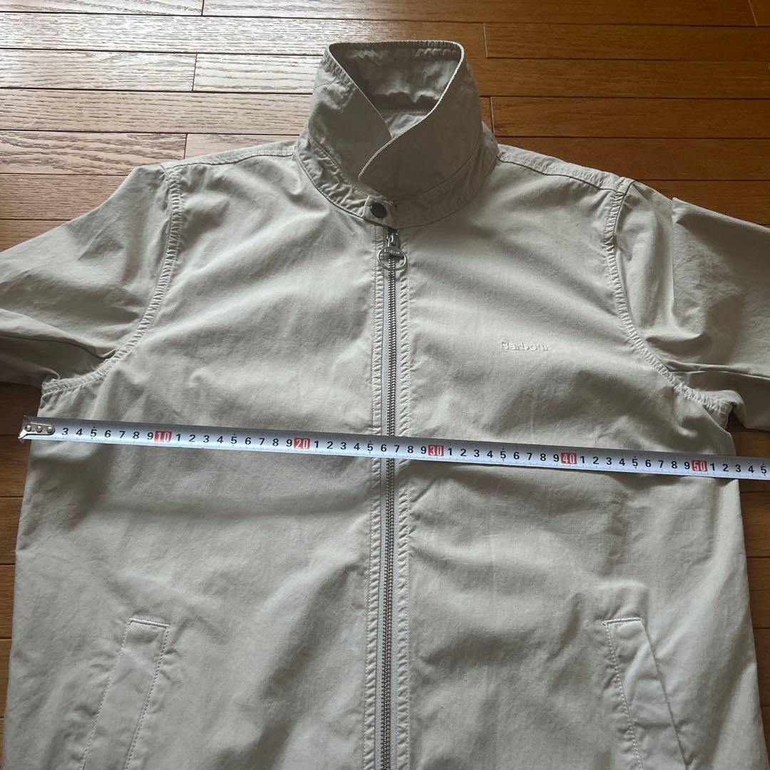 【マリマリ3】　Barbour ベージュ ジップアップジャケットブルゾンM