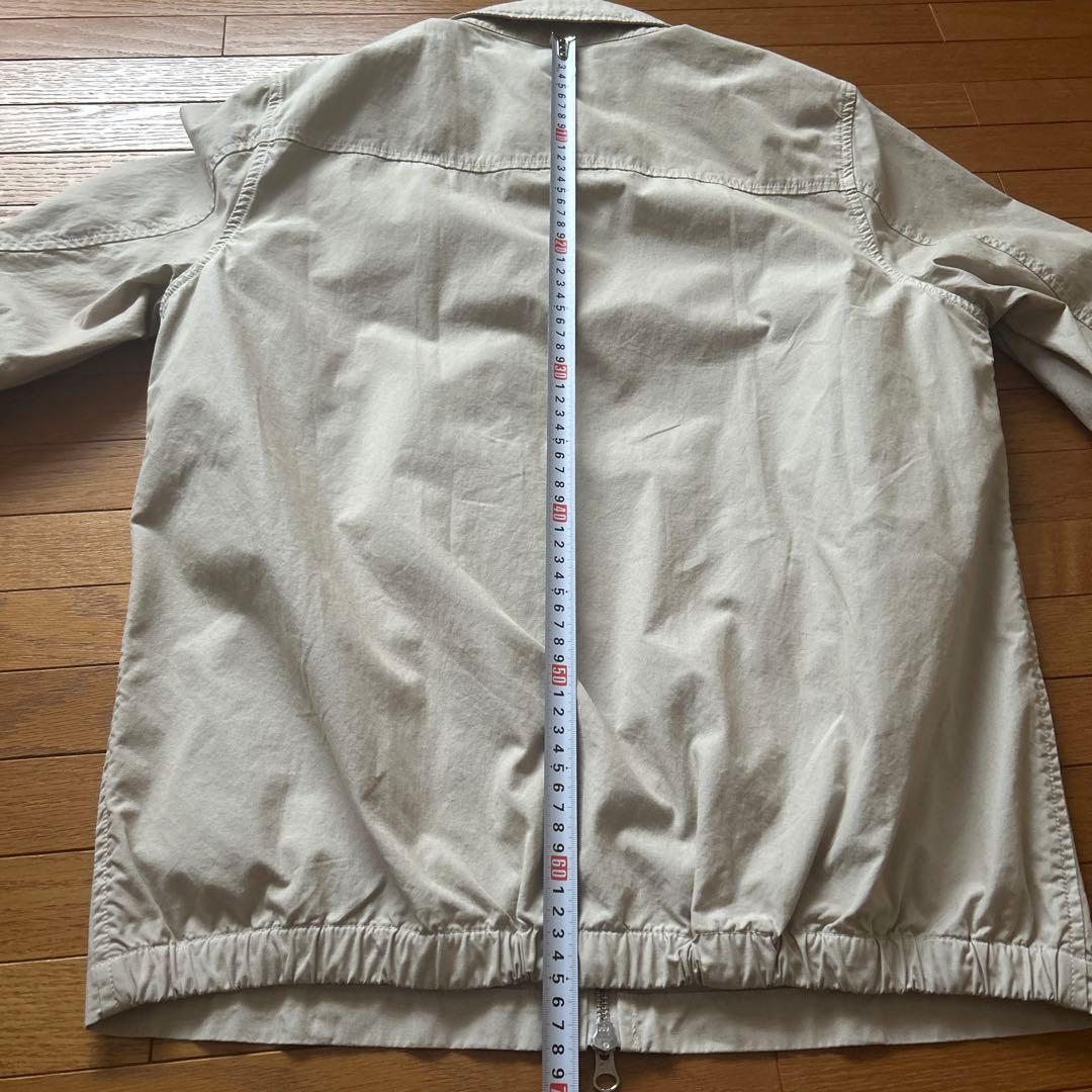 【マリマリ3】　Barbour ベージュ ジップアップジャケットブルゾンM