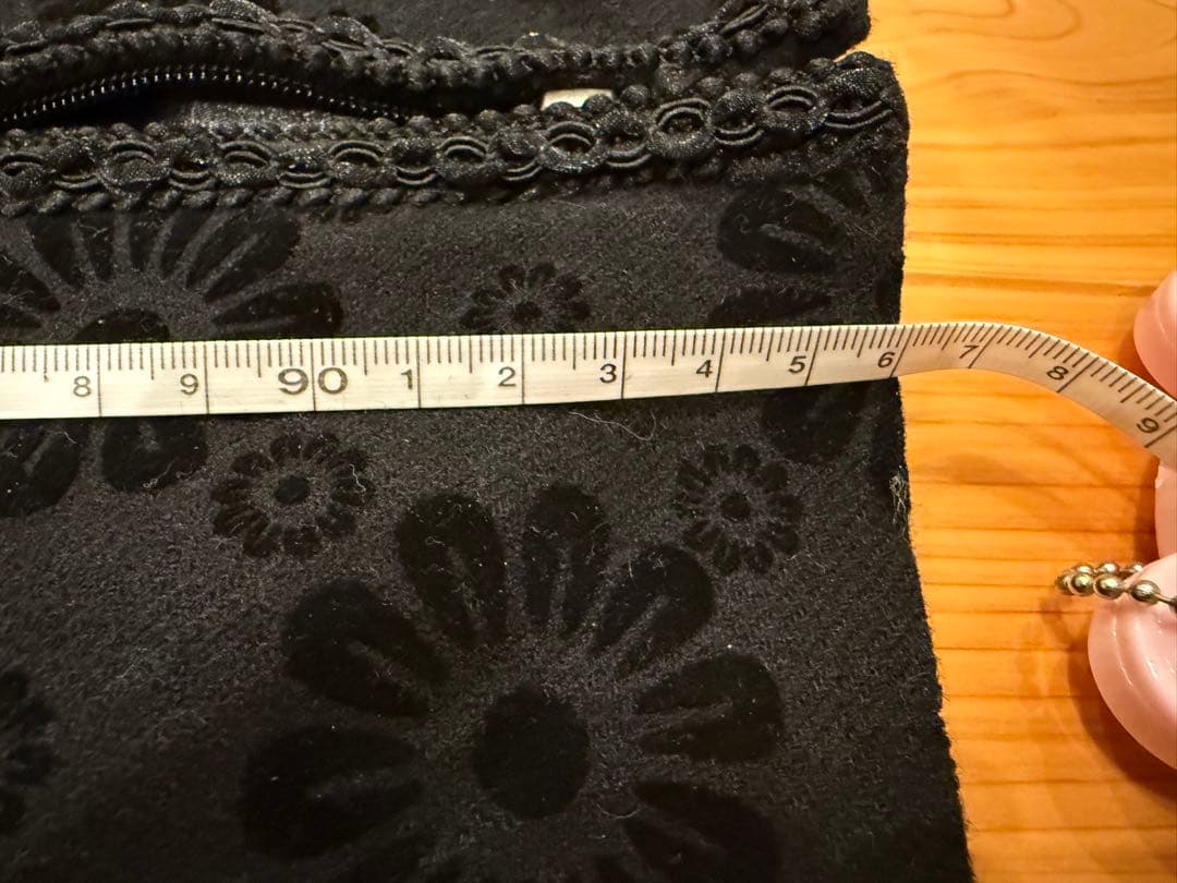 『rose fanさん専用』黒の花柄刺繍ワンピース「SALE」