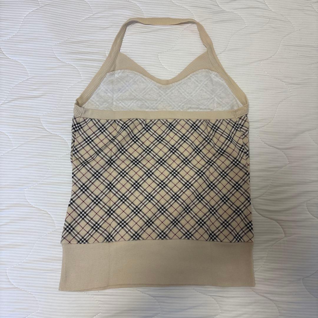 BURBERRY BLUE LABEL チェック柄キャミソール 38