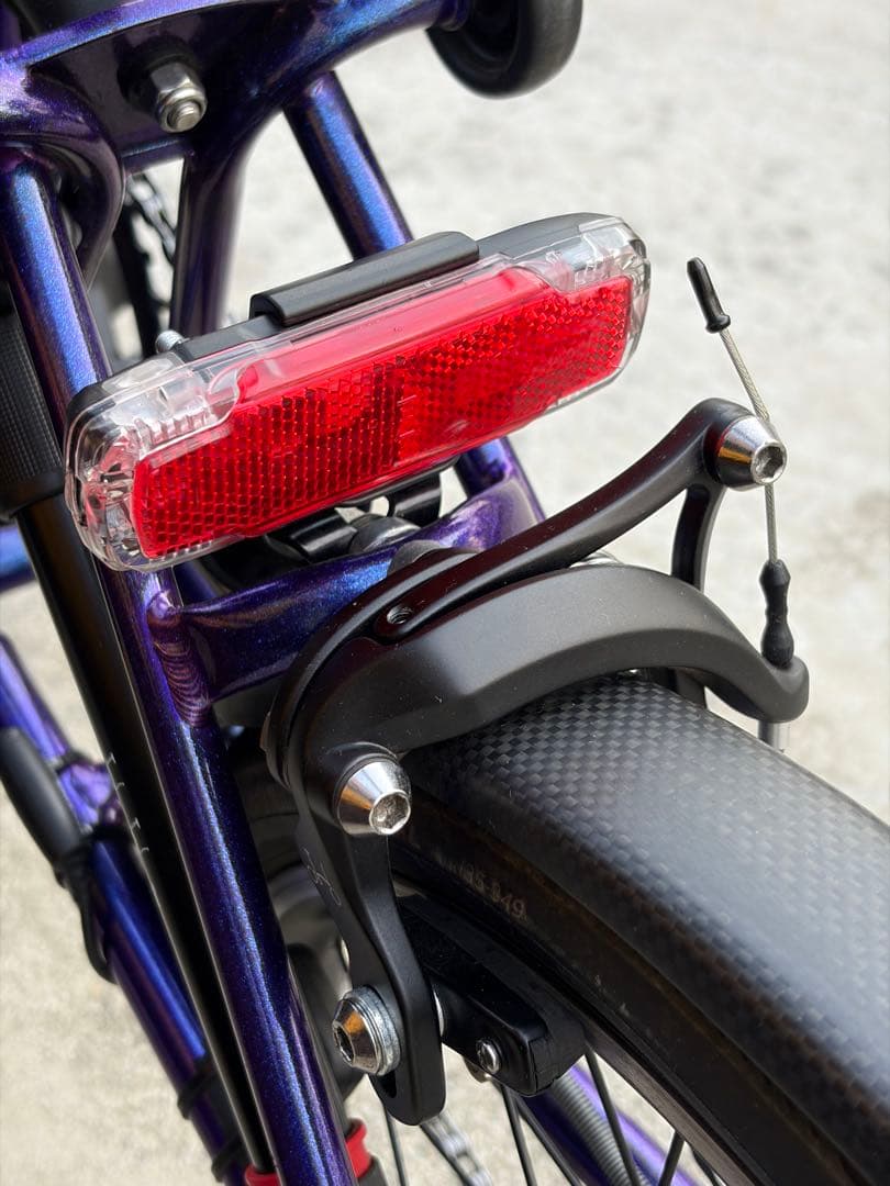 BROMPTON ブロンプトン カスタム　p6l パープルメタリック