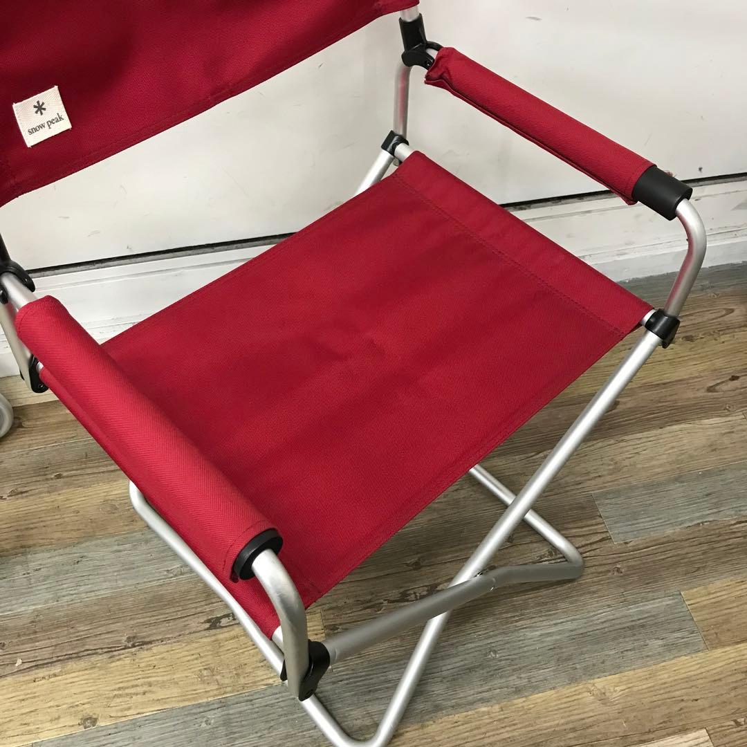 【4脚セット】スノーピーク FDチェアワイド RD レッド  peak