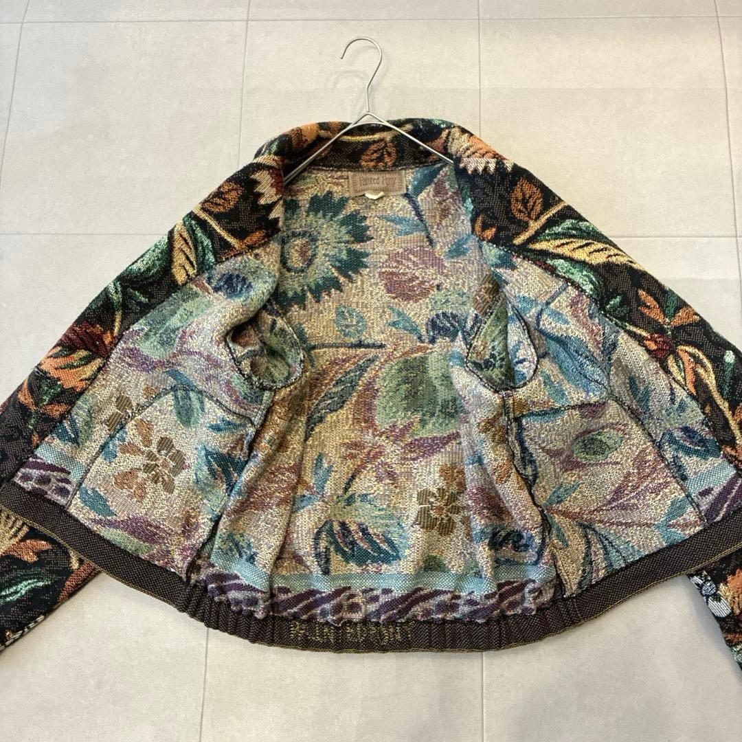 美品 USA製 Painted Pony♡花柄 ゴブランジャケット M 大きめ