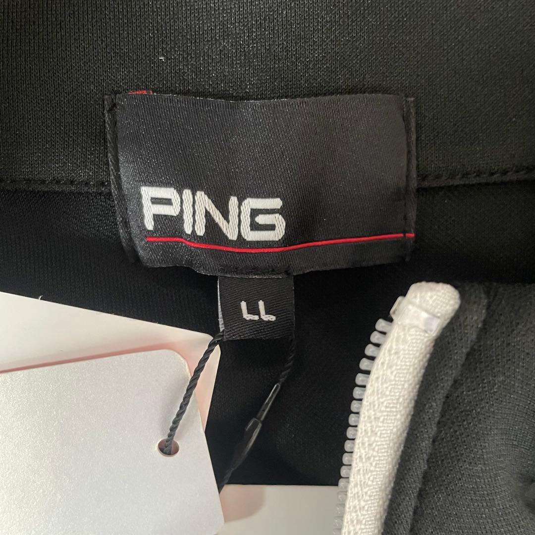 【新品】PING ニット ブルゾン フルジップ ジャケット サイズXL