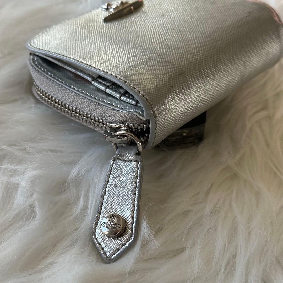 Vivienne Westwood 二つ折り財布シルバー