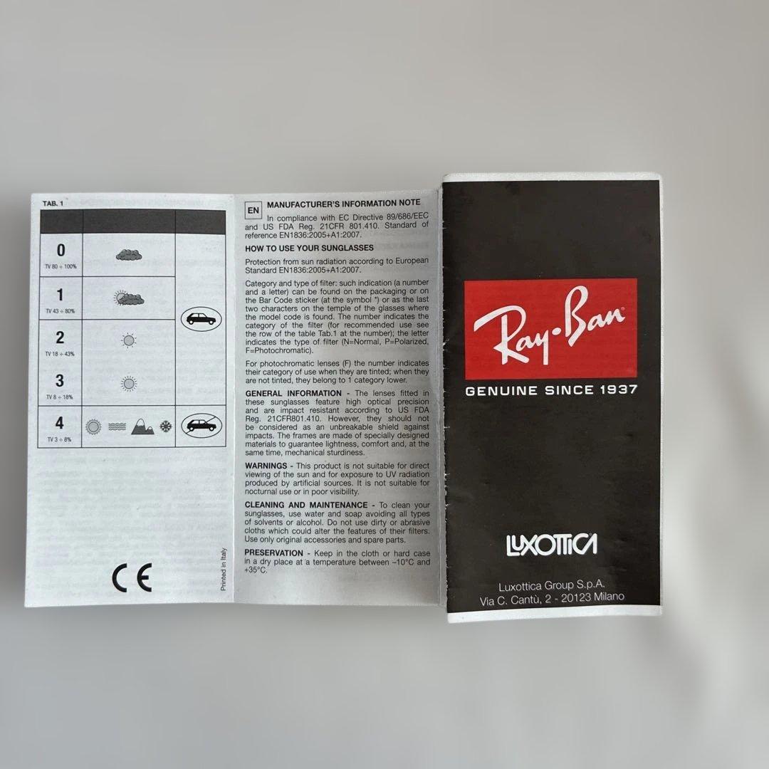 Ray Ban サングラス[ウェイファーラー型]